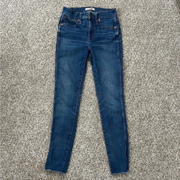 Madewell High Rise Skinny Blue Jeans Denim Casual 26 - Picture 1 of 7